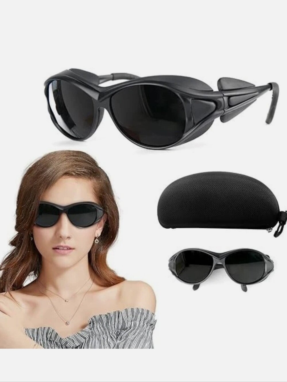 Red Light Therapy Glasses, Eyes Protection for Tanning Goggles, IPL Laser Safety
